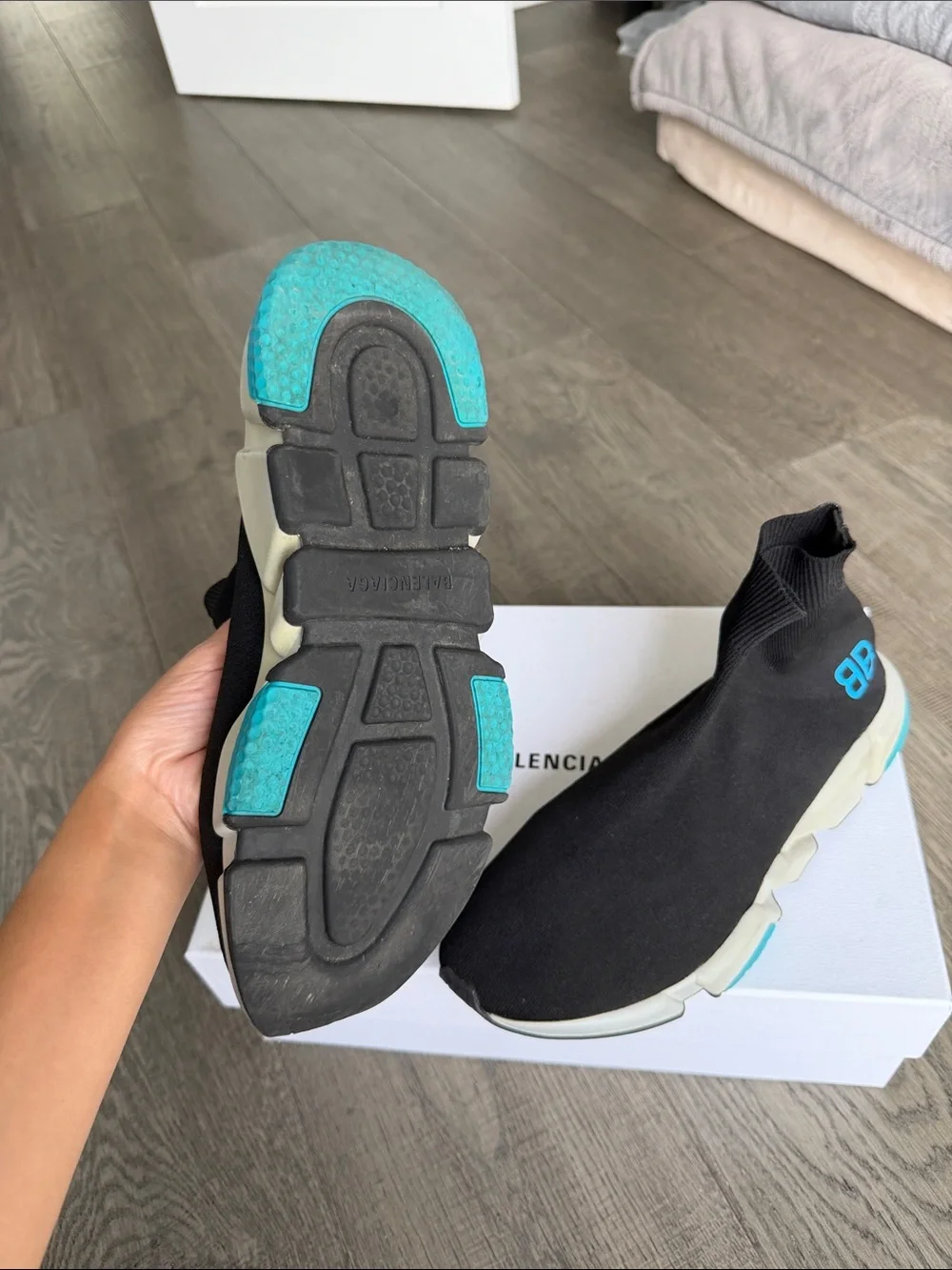Balenciaga Men’s Black Speed Trainer